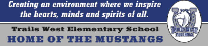 Trails West Elementary School logo